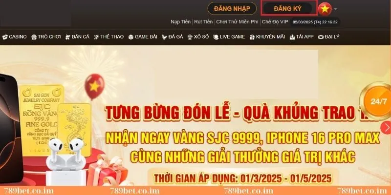 Lưu ý nên tham khảo khi đăng ký trên 789Bet